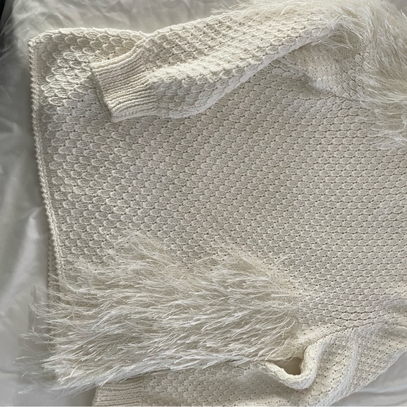 Vintage Designer Vivienne Poy sweater.Elegant with eyelash iridescent details - Picture 6 of 7